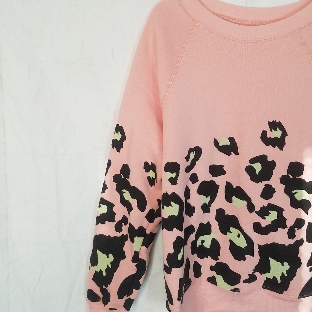 Wild fox leopard pullover sweatshirt - Picture 5 of 7